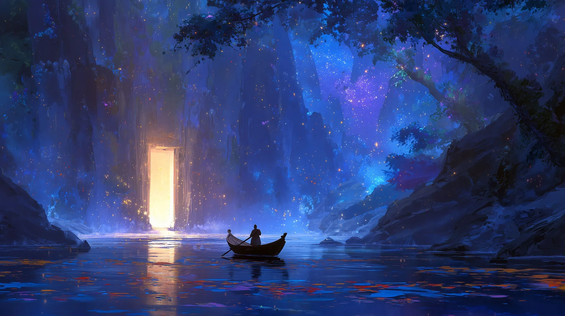 Boat on a river