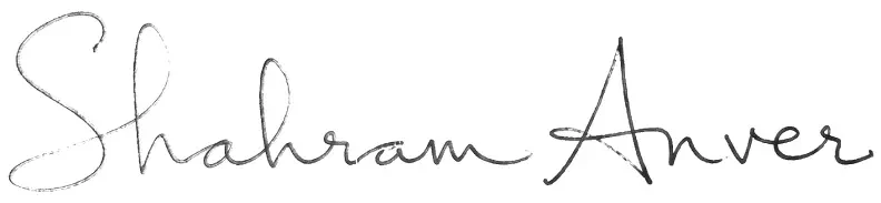 Shahram Anver signature