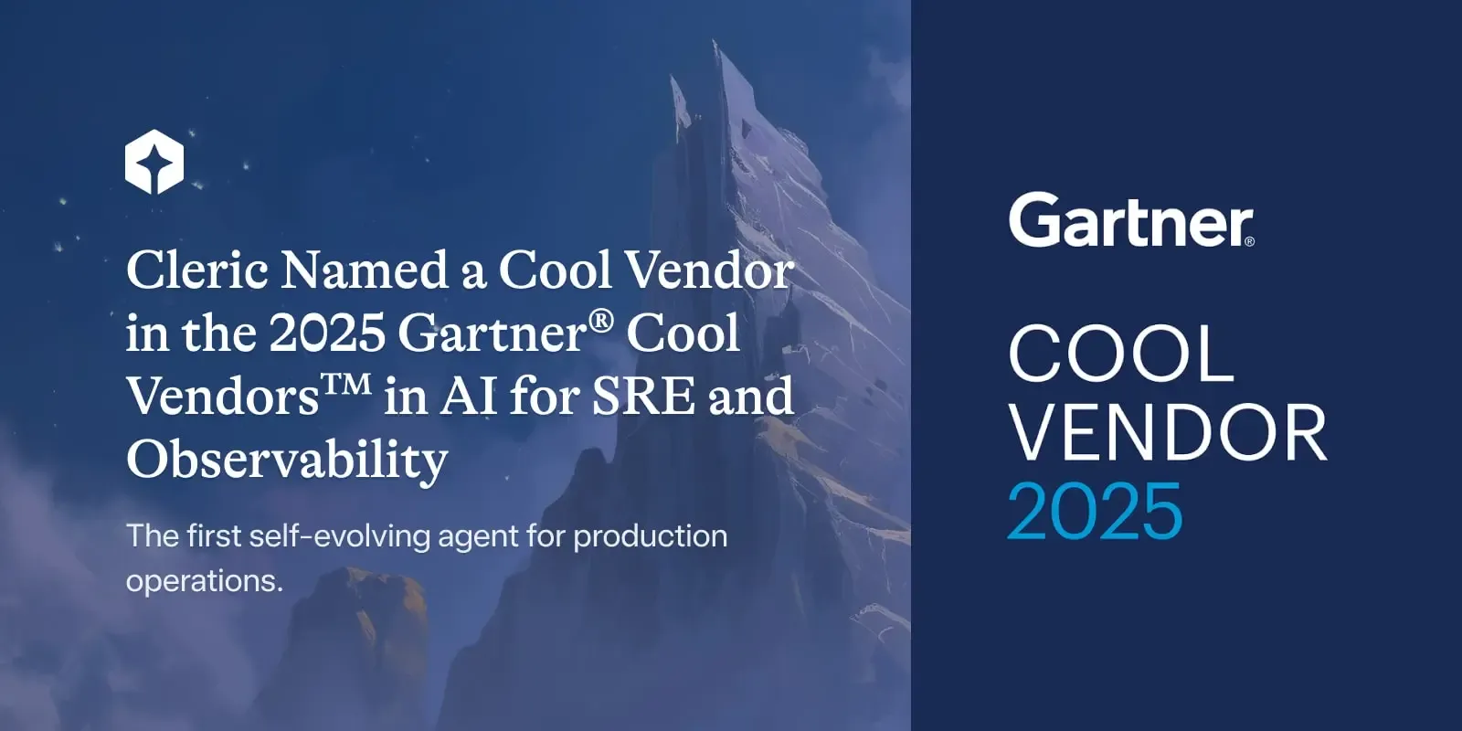 Cleric Named a Cool Vendor in the 2025 Gartner® Cool Vendors™ in AI for SRE and Observability