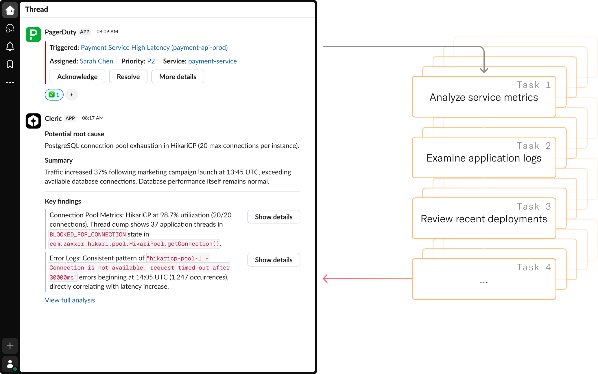 How Cleric Handles Alerts